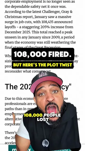 😳 108,000 layoffs in one month. If that’s not your sign to start building for y