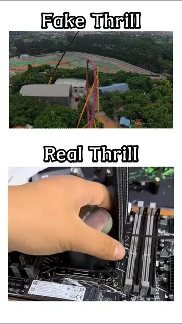 Fake adrenaline and real adrenaline #PCBuild #PCGaming #TechMeme #Tech #fyp 