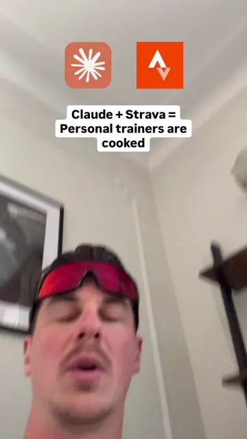 Personal trainers are so cooked because Claude can now connect to Strava and ana