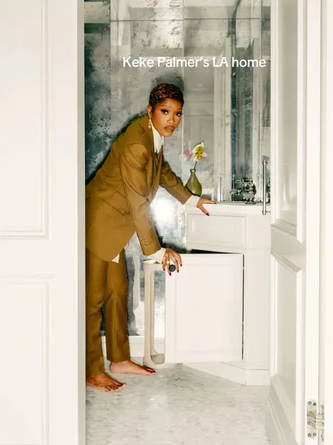 Keke Palmer’s LA home is giving exactly what a brief should: calming, grounded, 