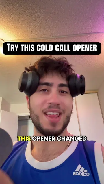 Try this cold call opener! #coldcall #sales #aiagency 