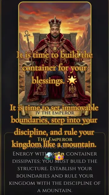 Taking Your Throne 👑 ​This spread is a massive wake-up call to step into your p