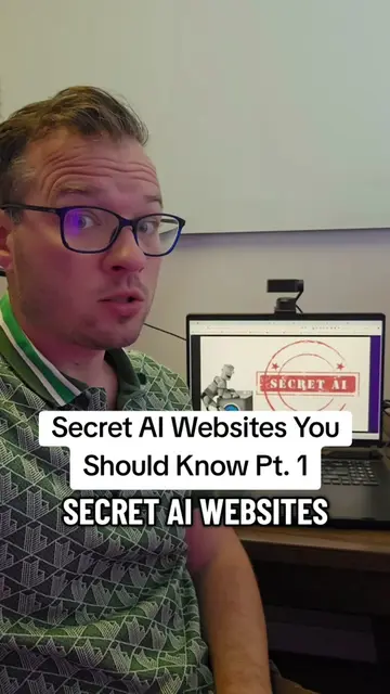 Secret AI Websites You Should Know Pt. 1. #ai #artificialintelligence #Tech 