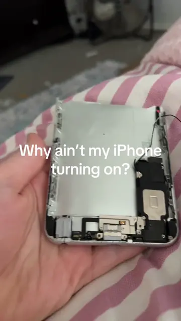 Maybe I should plug it in? (Btw this is a joke. The phone was already water dama