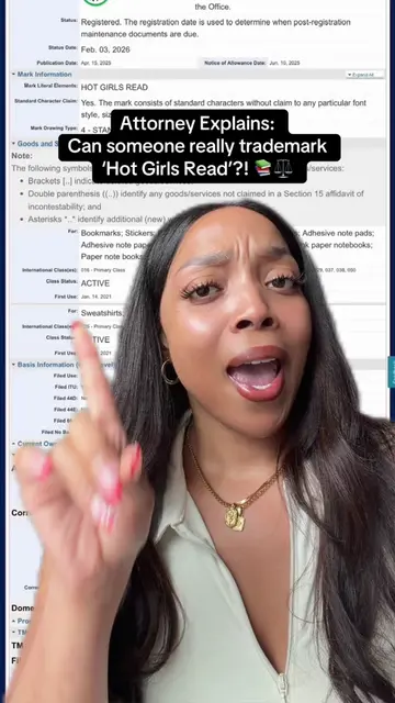 Can someone really trademark "Hot Girls Read"? 📚⚖️ The internet is divided afte