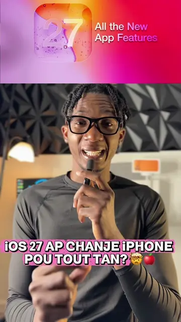 🚨 iOS 27 ka pote pi gwo revolisyon Apple fè sou iPhone depi Apple Intelligence 