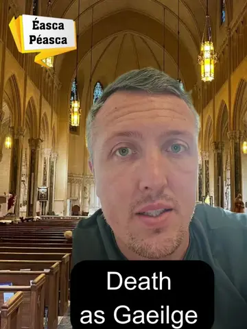 Death 💀 as Gaeilge @peascaeasca www.eascapeasca.ie Online Irish Classes, Online