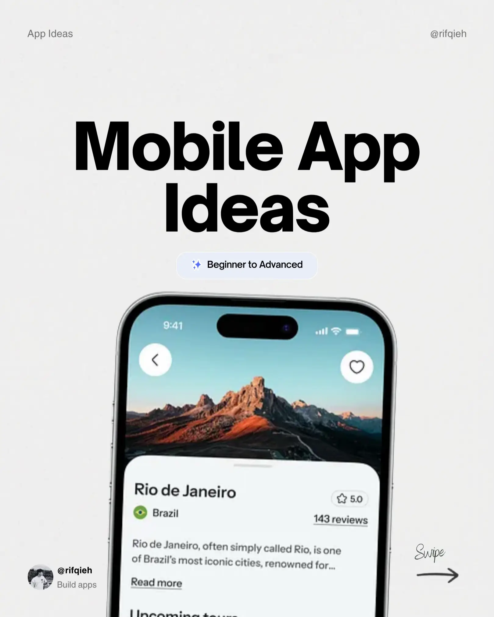 Mobile app ideas from beginner to advanced 📱🚀 Beauty booking app News reader a