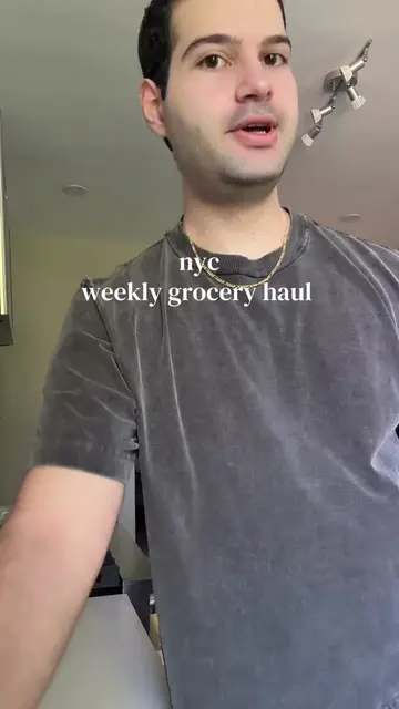 nyc weekly grocery haul cooking for 1 