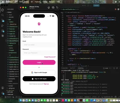 This OTP verification screen feels so complete😍 #reactnative #softwaredeveloper