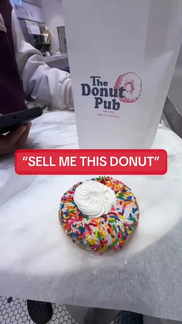 FOLLOW- Would you buy a $20 donut? ⬇️ FOLLOW to keep seeing the sales psychology