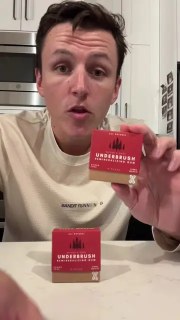 The viral underbrush gum is back in stock!  #gum #underbrushgum #xylitol #chewin