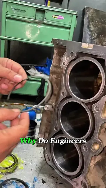 Why Test Piston Rings Before Installing Them?#fyp #engine #mechanicsoftiktok #ho
