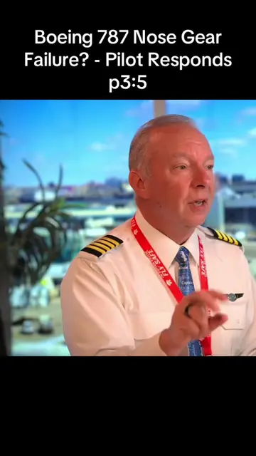 #Boeing #787 #nose Gear # #failure - Pilot #Responds