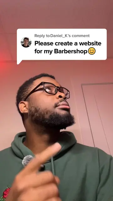 I created a modern website for a barbershop using ONLY Ai🤯 Congratulations to t