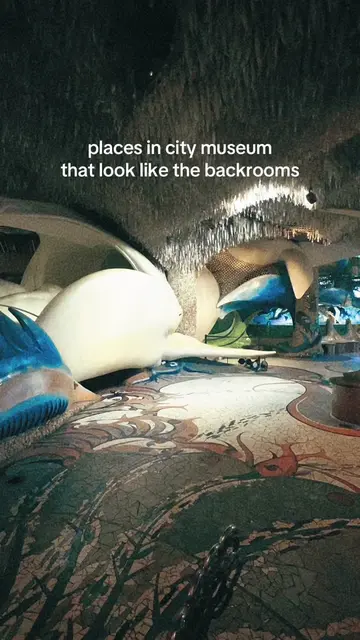 Should we do a pt 2 with the actual museum backrooms? 👀 #backrooms #dreamcore #