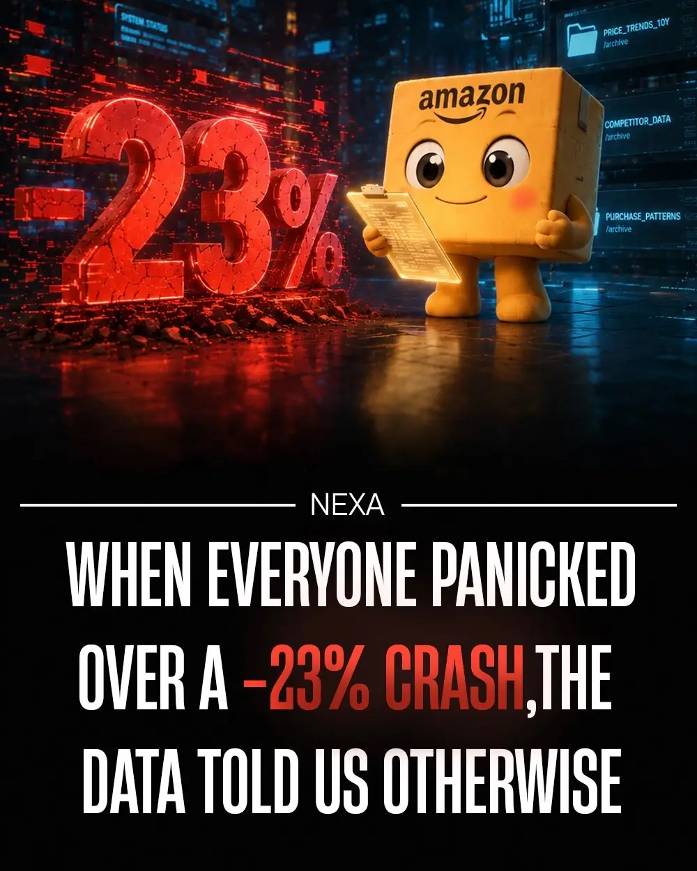 🚨 The market was panicking, but the data told a different story. In March, Amaz