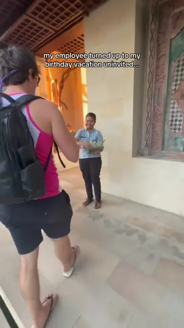 She came to surprise me to take all the weight of capturing content off my plate