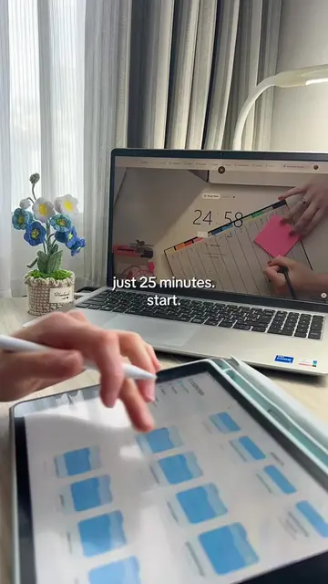 the pomodoro method: 25 min focus → 5 min break → repeat why it works: • lowers 