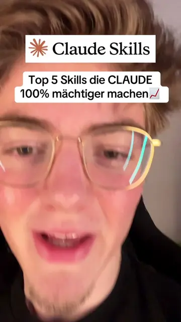 Kommentier “Liste” und ich schick dir die Liste der Claude Claudecode skills die