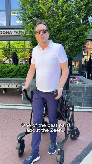 Does your mobility aid help protect you from falls? 👇 Unlike traditional walker