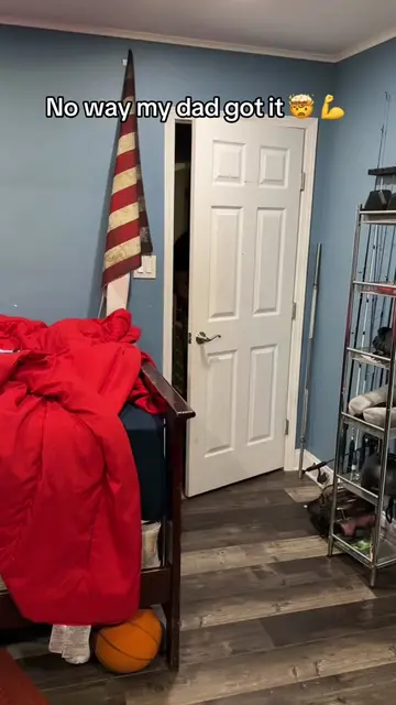 No way my dad actually got the folding weight bench from the TikTok shop! Thing 