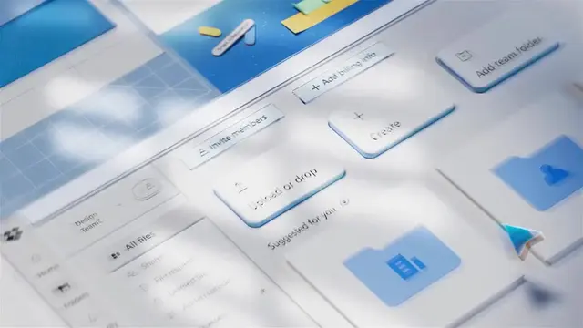 Dropbox UI Looping Animation by SaaS Services  Tools: Cinema 4D |Redshift |After