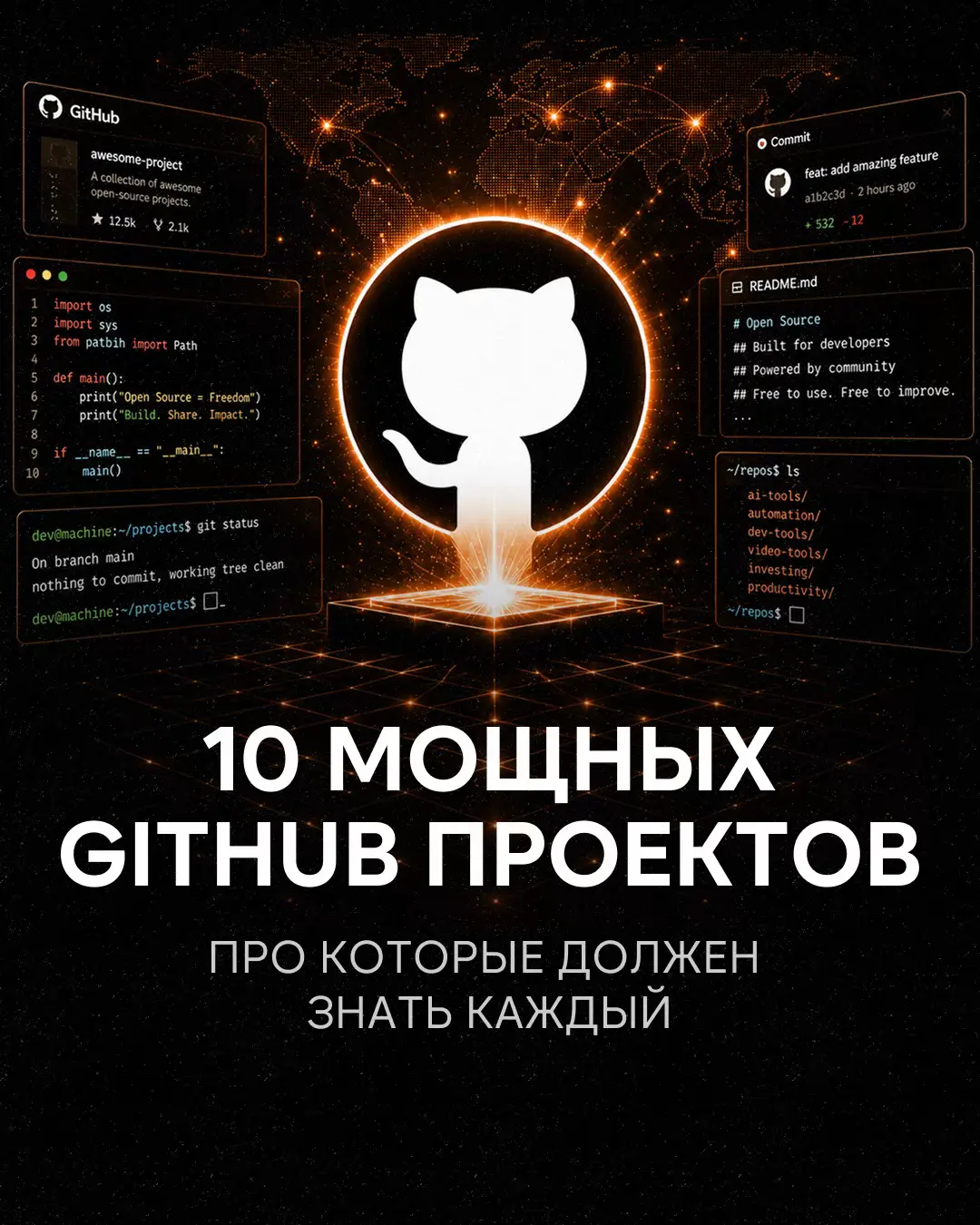 Подборка полезных проектов с гитхаба