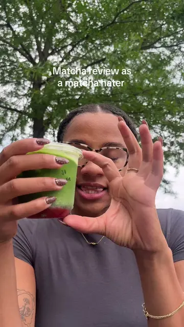 UPDATE: matcha is still gross but I had funnnnn #matcha #matchareview #matchalov