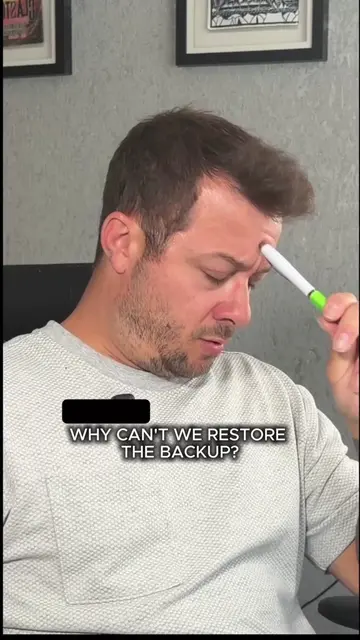 Geoff runs the backup.  The real backup stopped in March. Geoff has been the bac