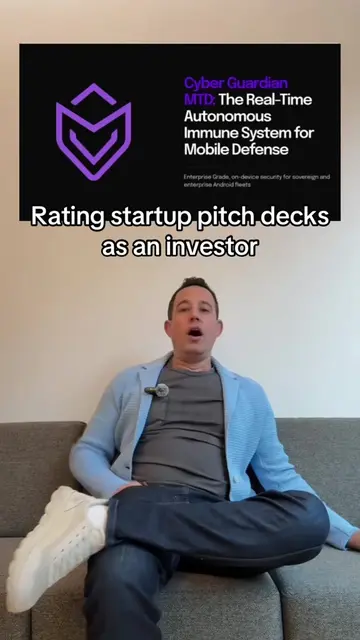 Jonah, Partner at Forum Ventures rates pitch decks pt 2 #startup #investor #vc #