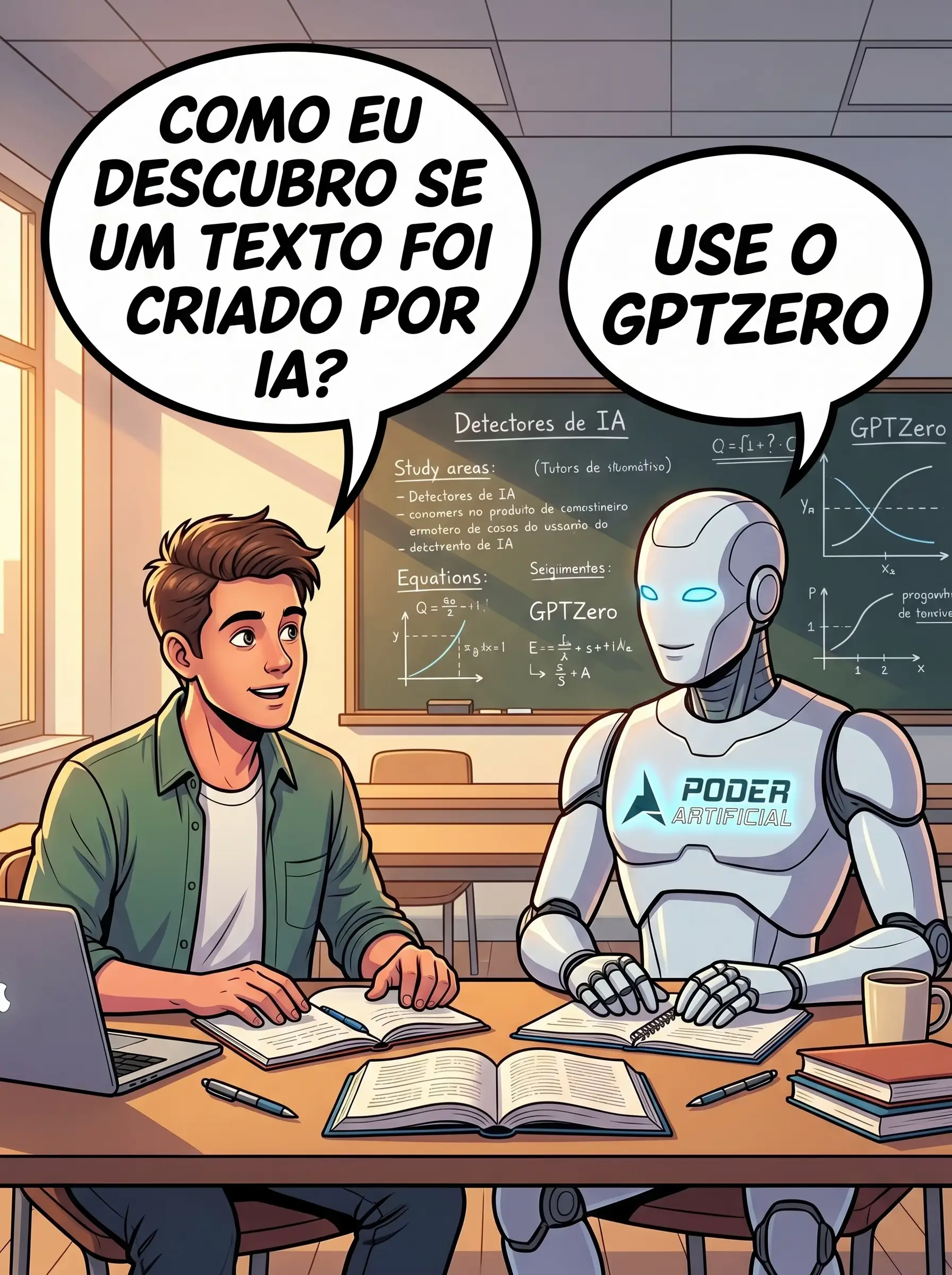 De descobrir se um texto foi feito por IA até transformar a matéria mais chata e