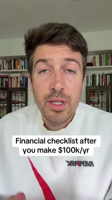 Once you’re making $100k you’re going to be able to start building up your asset