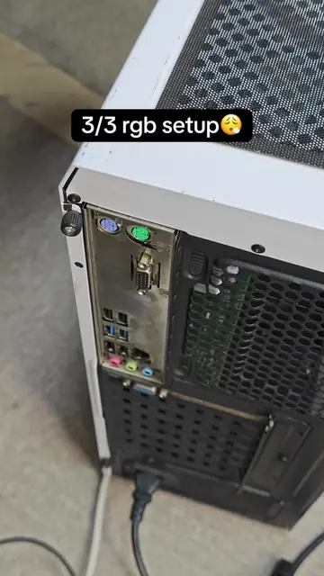 RGB setup upgrade🗣️#Tech #pc #setup #rgb #tips 