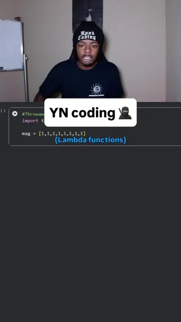 Beginner Python tutorial on lambda functions #hoodcoding 