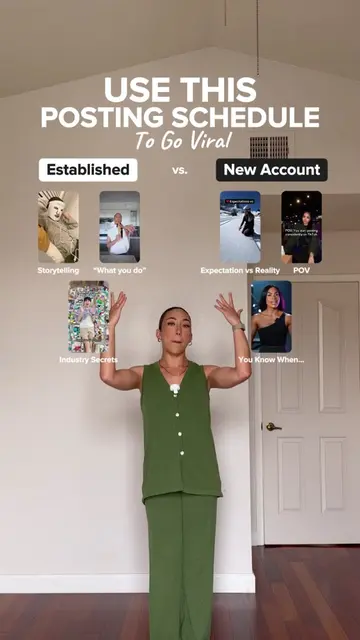 I used this posting schedule and went viral ✅ Follow for more content creation e