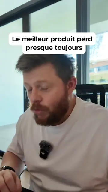 J'ai sorti le produit parfait. Personne l'a utilisé. Et le jour où j'ai compris 