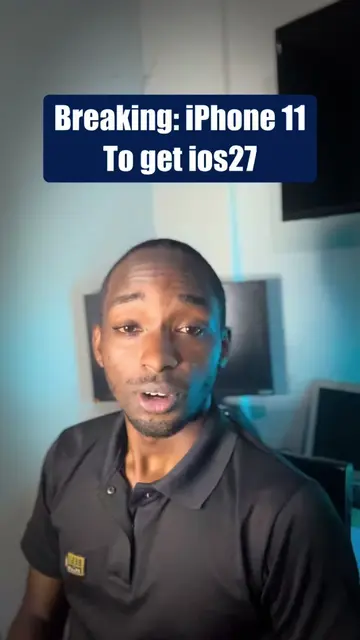Breaking: Apple announces that iPhone 11 will get iOS 27 #ios27 #breakingtechnol