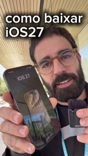Como baixar o novo iOS27 ! Não recomendado para o celular principal 🚨A versão D