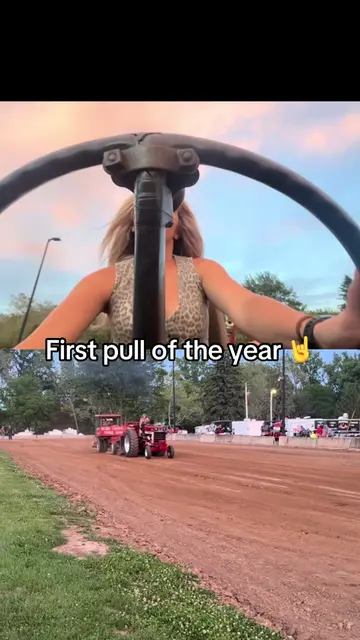 All smiles here! Still learning at the smaller pulls🤘 #tractorpull #internation