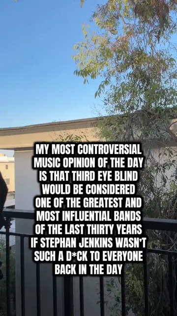 I’m sorry Mr Jenkins plz do t be mad at me for this I love you #thirdeyeblind #3