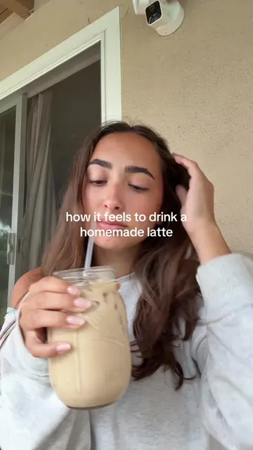 Went down the wrong pipe #latte #asmr 