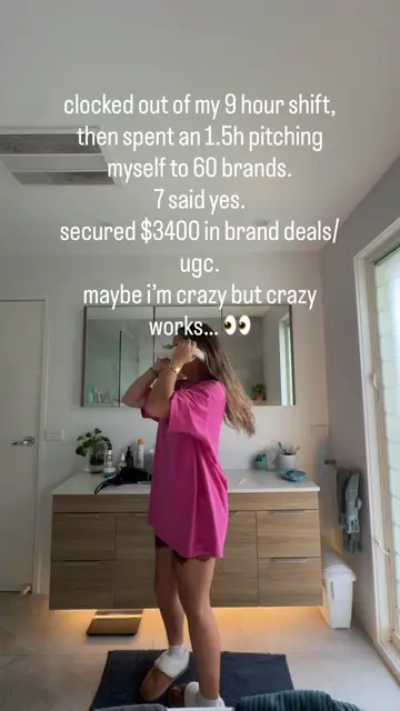 I emailed 60 brands. 31 replied 👀 7 said yes!!!!! A few ghosted me 😅 A few sai