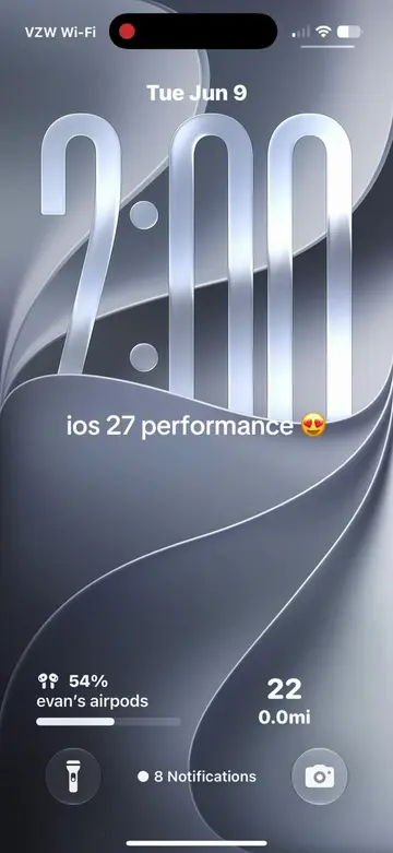 ios was still indexing during this btw #viral #foryou #evanstech #techtok #ios27