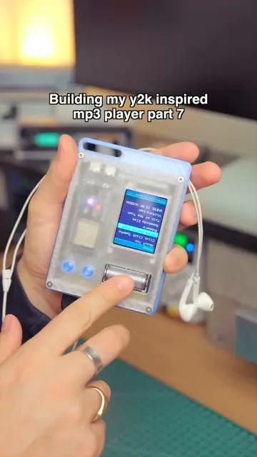 pt 7 of the y2k inspired mp3 player! #maker #mp3player #3dprinting #diyelectroni