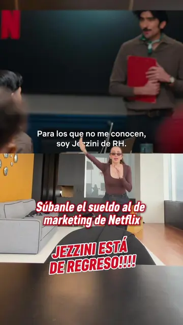 JEZZINI REGRESÓ!!! Súbanle el sueldo al de mkt de Netflix pero yaaaaa #netflix #