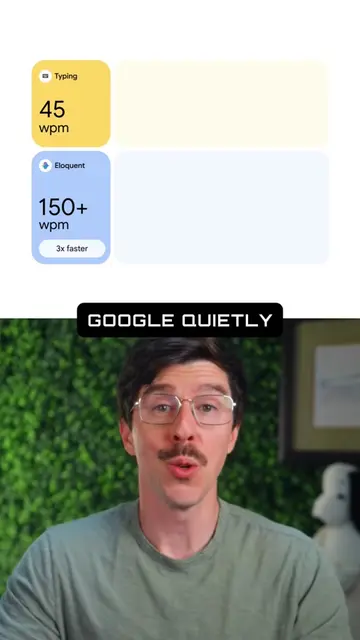 This is for anyone who thinks faster than they type. Google has a free AI app ca