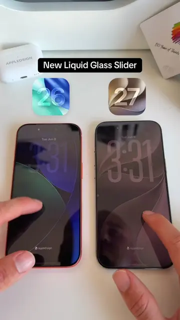 Now everyone can just select their own Glass intensity on iPhone in iOS 27. Keep