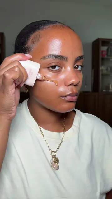 Makeup in a minute or so..🎀🪴  @Kylie Cosmetics skin tint 8W @Shop MAKE Beauty 