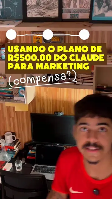 tô usando o plano de R$500 do claude há algum tempo e essas têm sido minhas impr